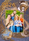 Календарь перекидной с символом года 2026 (с фотографиями клиентов)